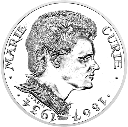 100 Francs Marie Curie 1984 France Silver Coin (1)