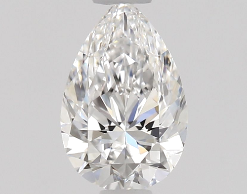 0.5 carat D-VVS2 Natūralus Pear Deimantas (1)