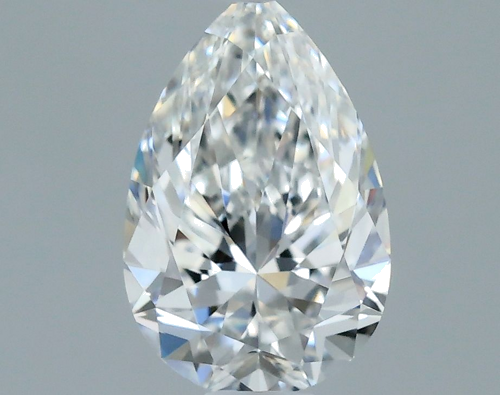 0.4 carat F-VVS1 Natūralus Pear Deimantas (1)