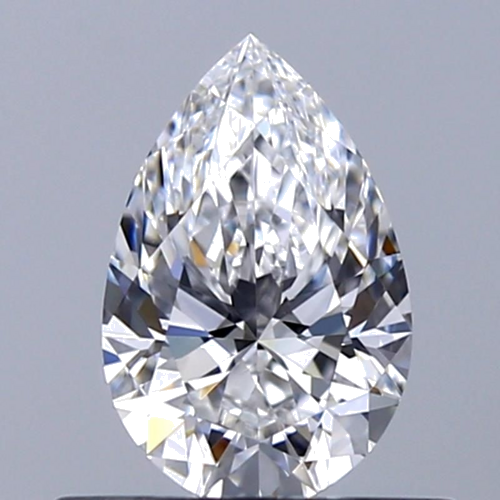0.51 carat E-VS1 Natūralus Pear Deimantas (1)