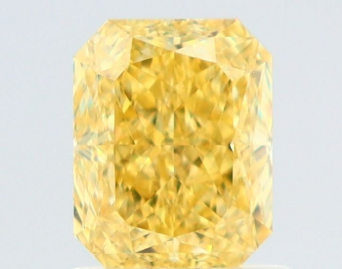1.15 carat Fancy Intense Yellow-VS1 Natūralus Radiant Deimantas (1)