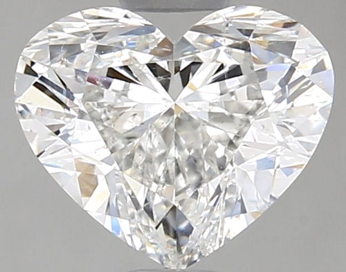 1.18 carat H-SI2 Natūralus Heart Deimantas (1)