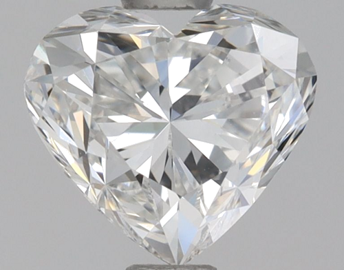 0.9 carat F-VVS1 Natūralus Heart Deimantas (1)