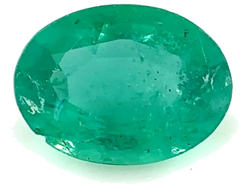 0.57 carat GREEN Oval Smaragdas (1)