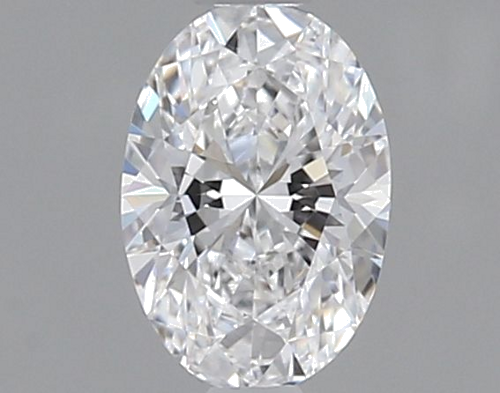 0.37 carat D-VVS1 Natūralus Oval Deimantas (1)