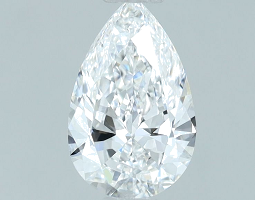 0.5 carat D-VS1 Natūralus Pear Deimantas (1)