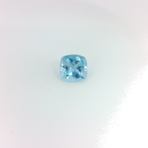 0.51 carat BLUE Cushion Aquamarine (1)