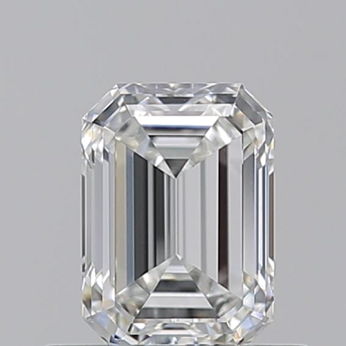 0.61 carat F-VVS2 Natūralus Emerald Deimantas (1)