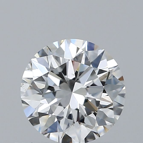 0.5 carat F-SI1 Excellent cut Natūralus Round Deimantas (1)