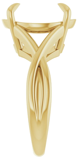 Sužadėtuvių Žiedas „Claw-Prong Solitaire“ 14k yellow gold Round 14mm (4)