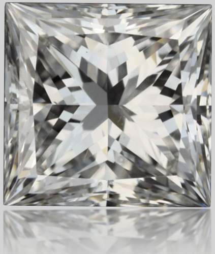 0.31 carat E-SI1 Natūralus Princess Deimantas (1)