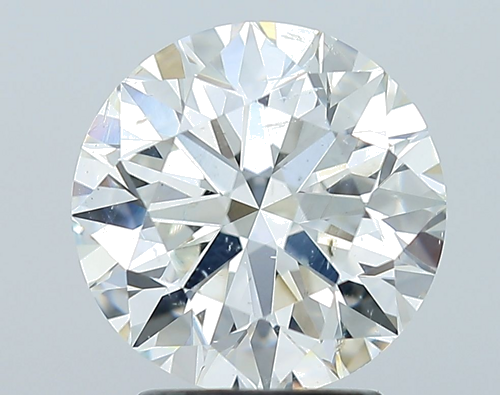 2.7 carat I-SI2 Excellent cut Natūralus Round Deimantas (1)