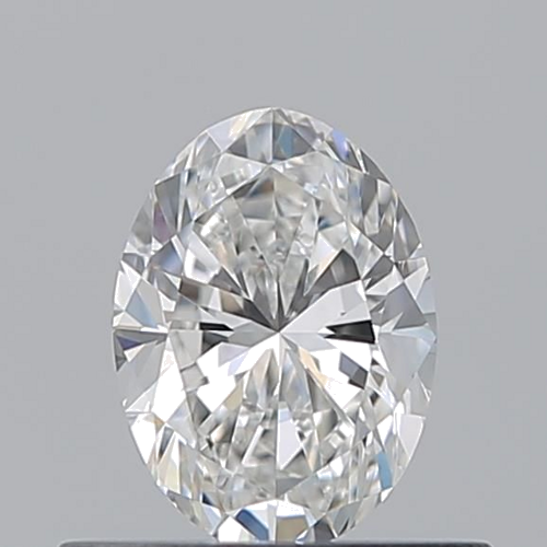 0.5 carat F-VVS1 Natūralus Oval Deimantas (1)