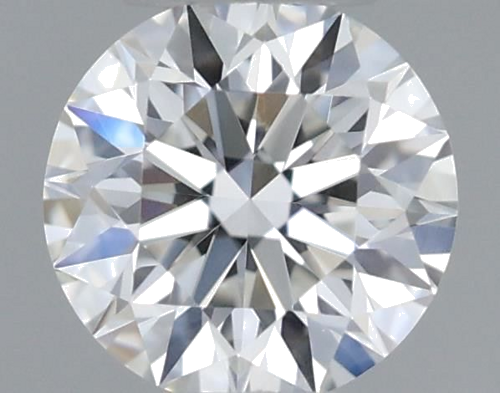 0.37 carat F-VVS2 Excellent cut Natūralus Round Deimantas (1)
