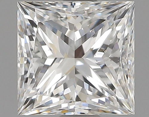 0.7 carat F-VS2 Natūralus Princess Deimantas (1)