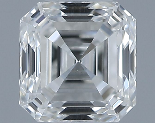 0.51 carat H-VS2 Natūralus Asscher Deimantas (1)