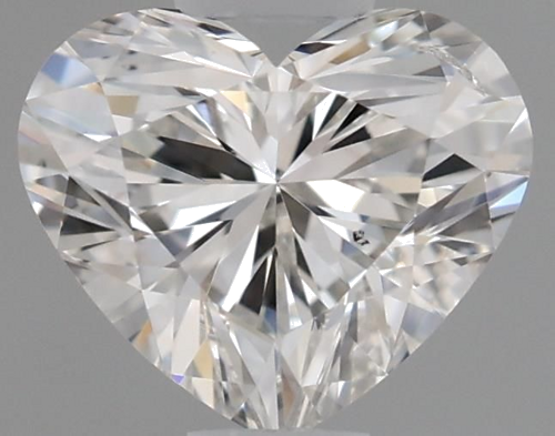0.5 carat H-SI2 Natūralus Heart Deimantas (1)