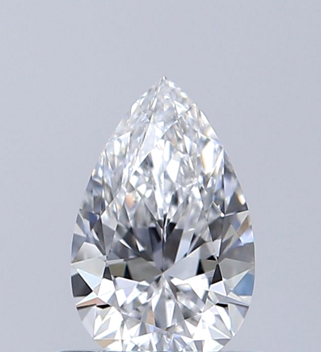 0.52 carat D-VVS1 Natūralus Pear Deimantas (1)