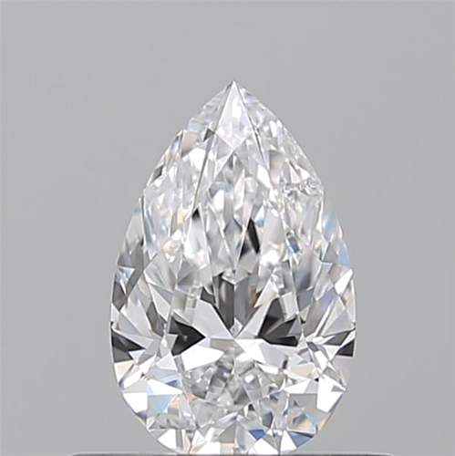 0.5 carat D-SI2 Natūralus Pear Deimantas (1)