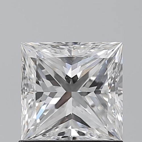 1.01 carat F-SI1 Natūralus Princess Deimantas (1)