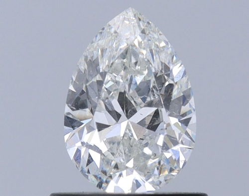0.7 carat H-SI2 Natūralus Pear Deimantas (1)