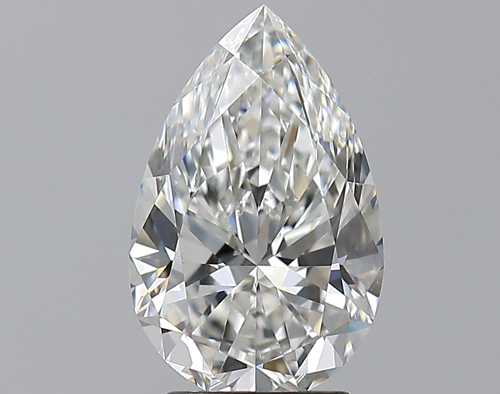 3.01 carat G-VS2 Natūralus Pear Deimantas (1)
