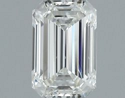 0.46 carat H-SI1 Natūralus Emerald Deimantas (1)