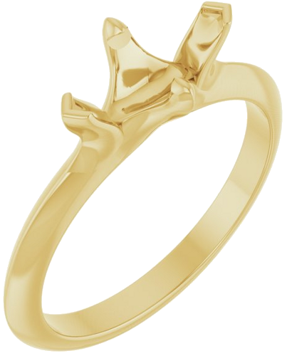 Sužadėtuvių Žiedas „Claw-Prong Solitaire“ 14k yellow gold Marquise 10mm x 5mm (1)