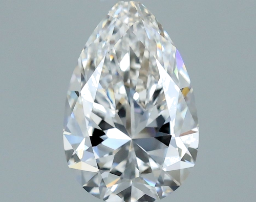 0.51 carat E-VVS1 Natūralus Pear Deimantas (1)