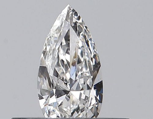 0.24 carat F-VVS2 Natūralus Pear Deimantas (1)