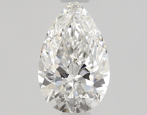 0.5 carat F-VS2 Natūralus Pear Deimantas (1)