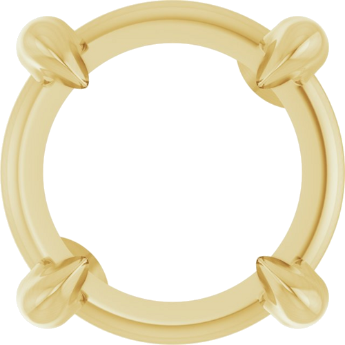 Pakabukas „Solitaire Slide“ 585 Geltonojo Aukso Round 5mm (1)