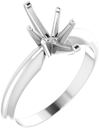 Sužadėtuvių Žiedas „Heavy Solitaire“ 585 Baltojo Aukso Marquise 10.5mm x 5.5mm (1)