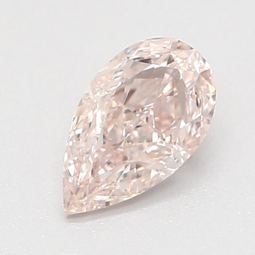 0.3 carat Fancy Light Pink-VVS1 Natūralus Pear Deimantas (1)