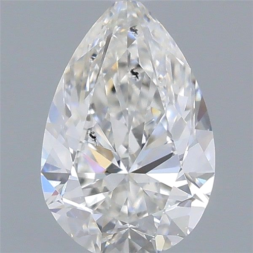 0.4 carat G-SI2 Natūralus Pear Deimantas (1)