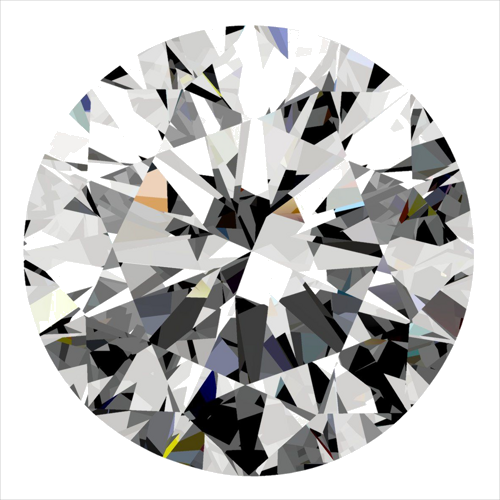 0.3 carat H-VS2 Very Good cut Natūralus Round Deimantas (1)