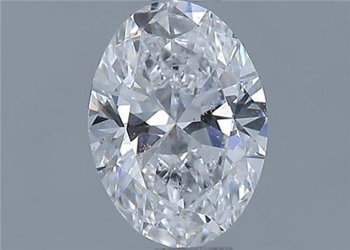 0.5 carat E-SI2 Natūralus Oval Deimantas (1)