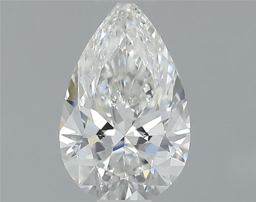 0.33 carat G-VVS2 Natūralus Pear Deimantas (1)