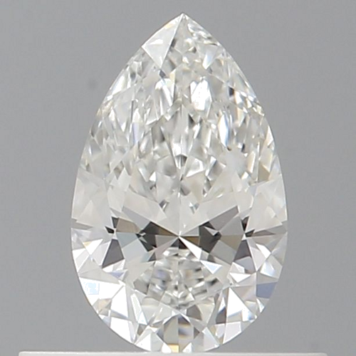 0.41 carat F-VVS1 Natūralus Pear Deimantas (1)