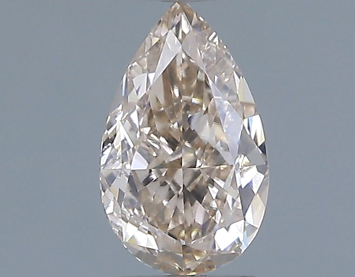 0.5 carat Fancy Light Pinkish Brown-VS2 Natūralus Pear Deimantas (1)