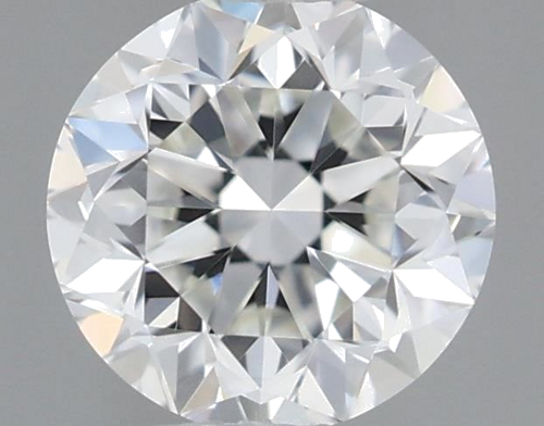0.5 carat H-VVS1 GD cut Natūralus Round Deimantas (1)