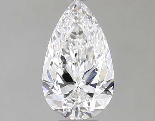 0.5 carat D-VVS2 Natūralus Pear Deimantas (1)
