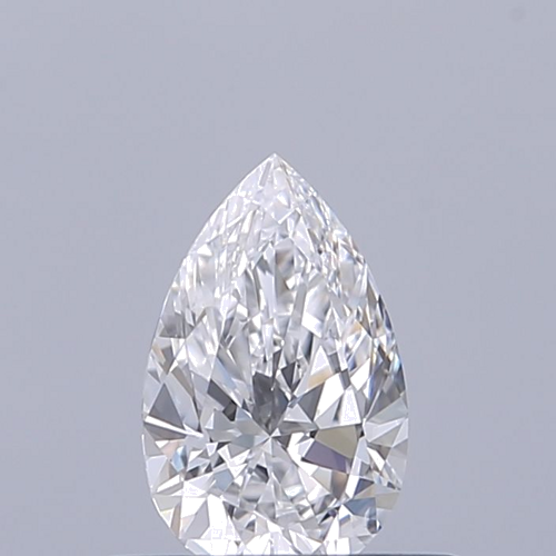 0.39 carat D-VVS1 Natūralus Pear Deimantas (1)