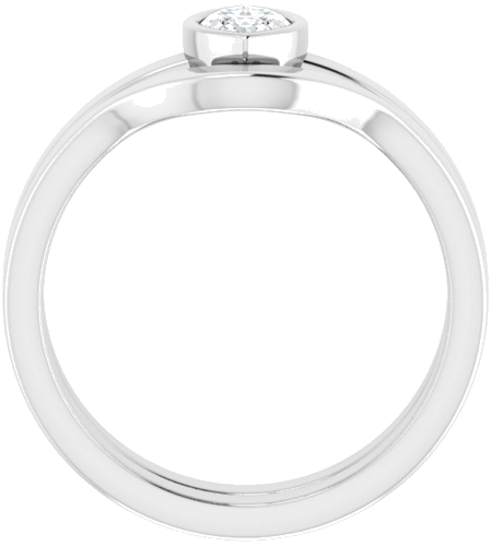 Sužadėtuvių Žiedas „Solitaire“ 925 Sidabro Marquise 8mm x 4mm (7)