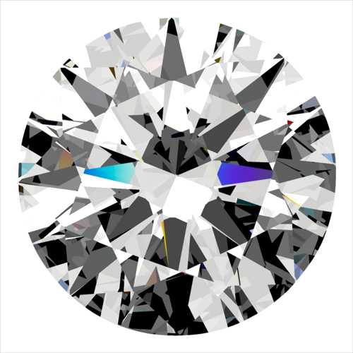0.3 carat D-VVS1 Excellent cut Natūralus Round Deimantas (1)
