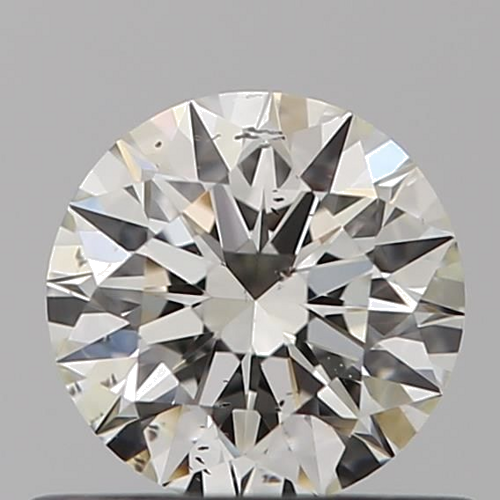 0.5 carat I-SI1 Excellent cut Natūralus Round Deimantas (1)