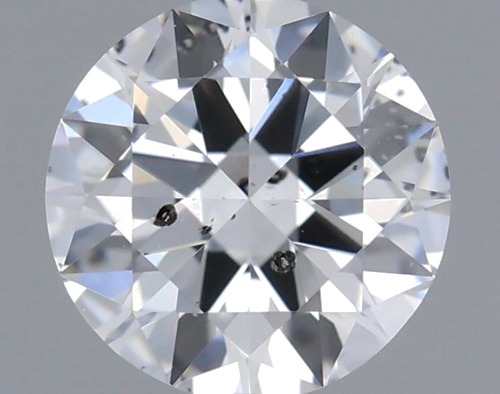 0.5 carat F-SI2 Excellent cut Natūralus Round Deimantas (1)