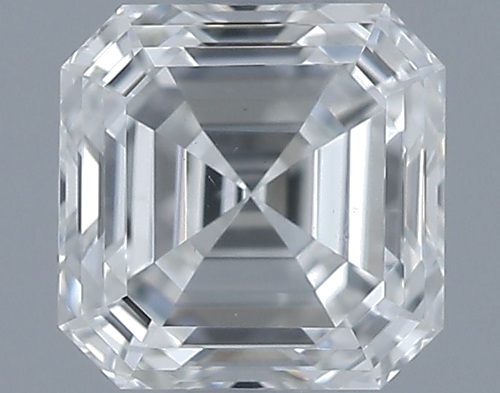 0.53 carat G-VS2 Natūralus Asscher Deimantas (1)