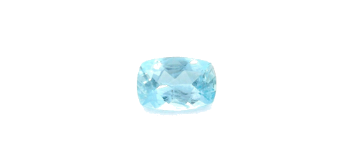 0.49 carat BLUE Cushion Aquamarine (1)