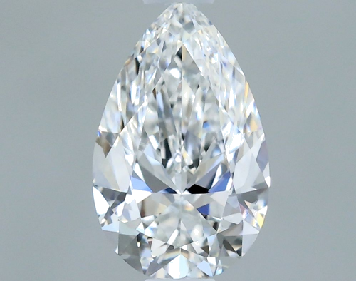 0.51 carat E-VVS2 Natūralus Pear Deimantas (1)